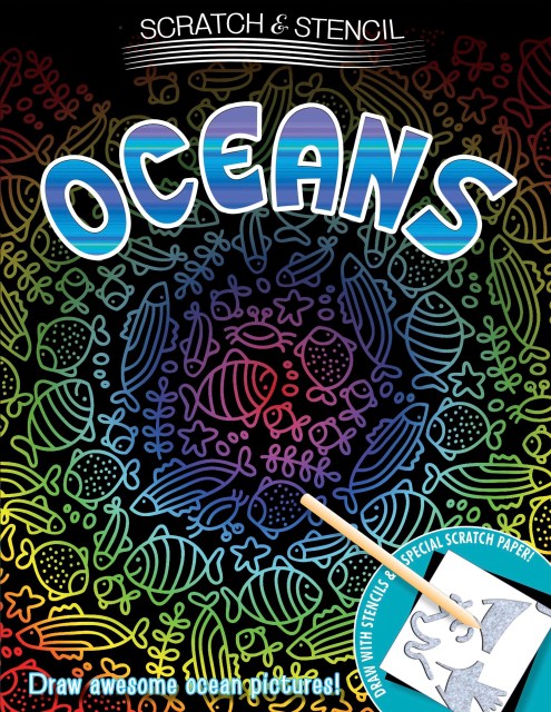 Scratch & Stencil: Oceans